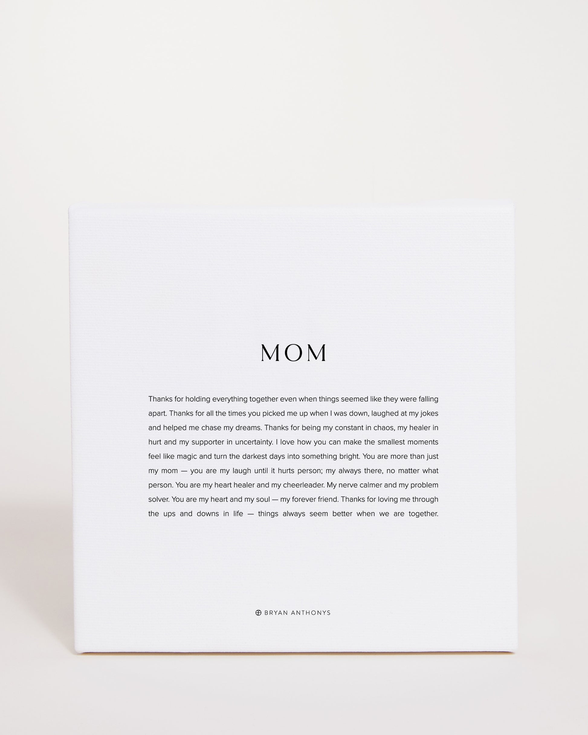 Bryan Anthonys Home Decor Mom Modern Mini Canvas 6x6 Front View