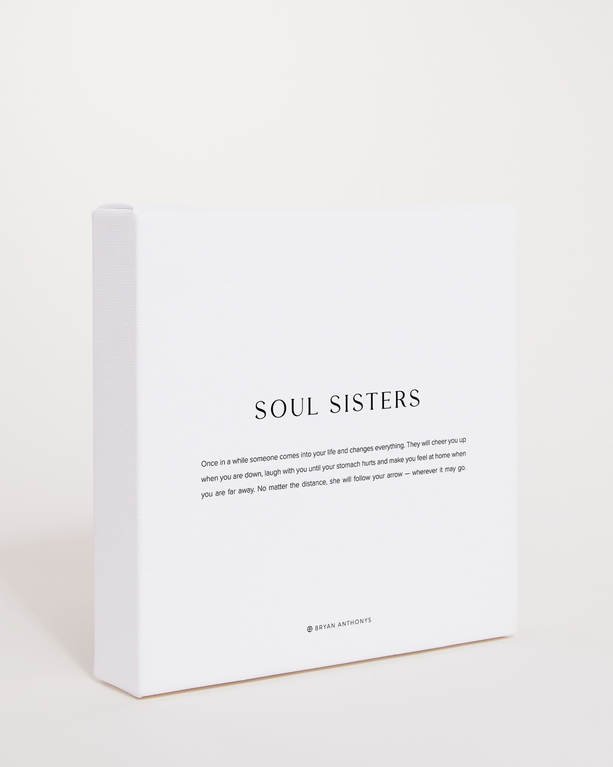 Bryan Anthonys Home Decor Soul Sisters Modern Mini Canvas 6x6 Side View