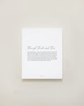Bryan Anthonys Home Decor Through Thick & Thin Script Canvas 11x14