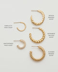 Bryan Anthonys Layers Of You Gold Hoop Size Comparison