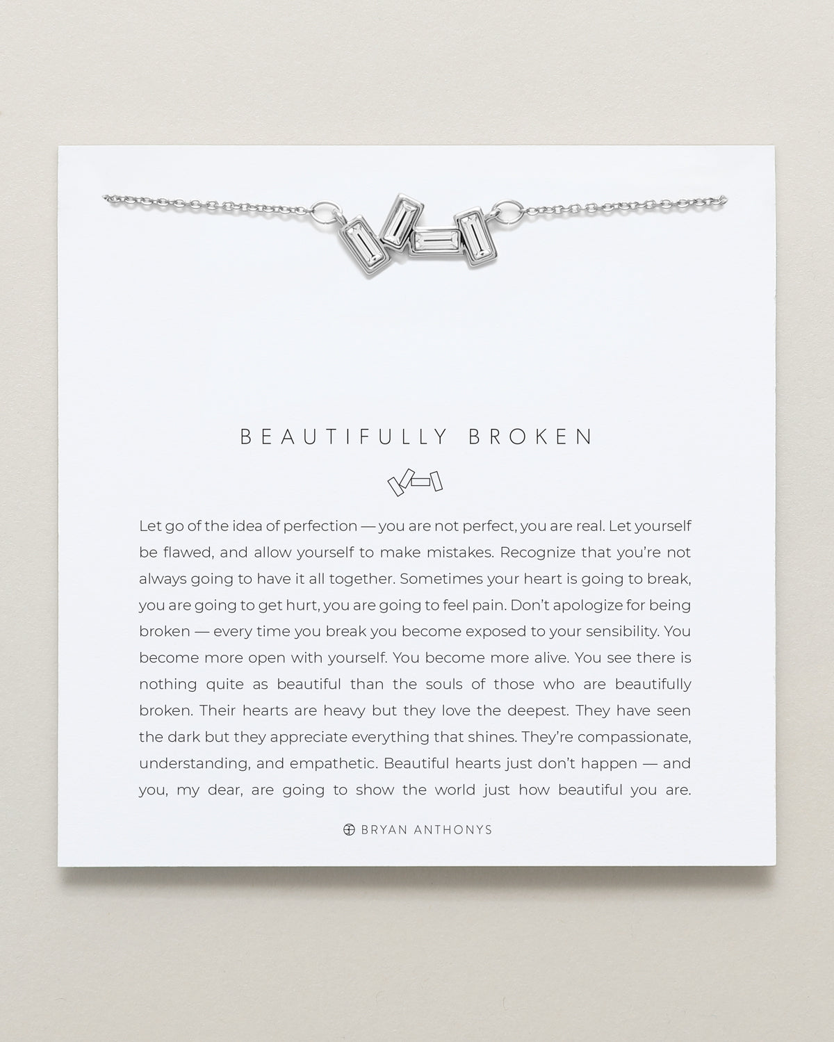 bryan anthonys beautifully broken dainty necklace silver