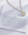 Bryan Anthonys Boundaries Gold and Opal Necklace On Card Dynamic
