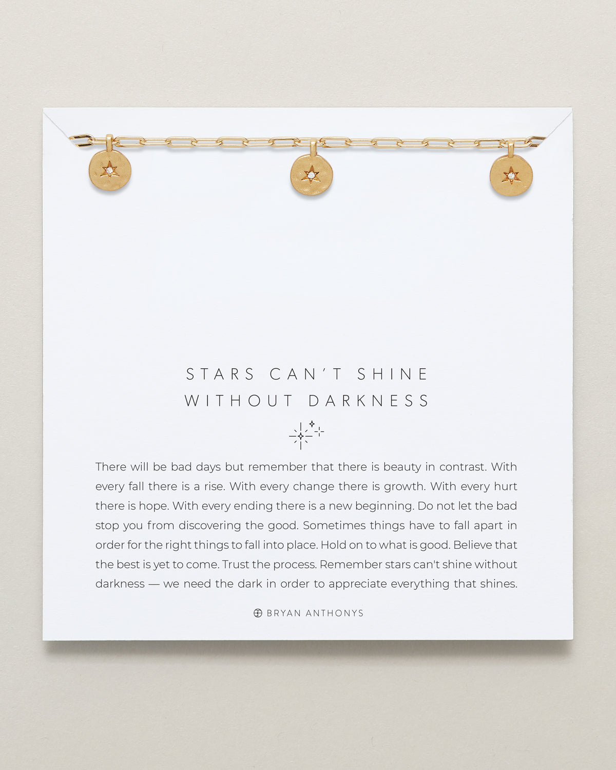 Stars Can't Shine Without Darkness Choker carded
