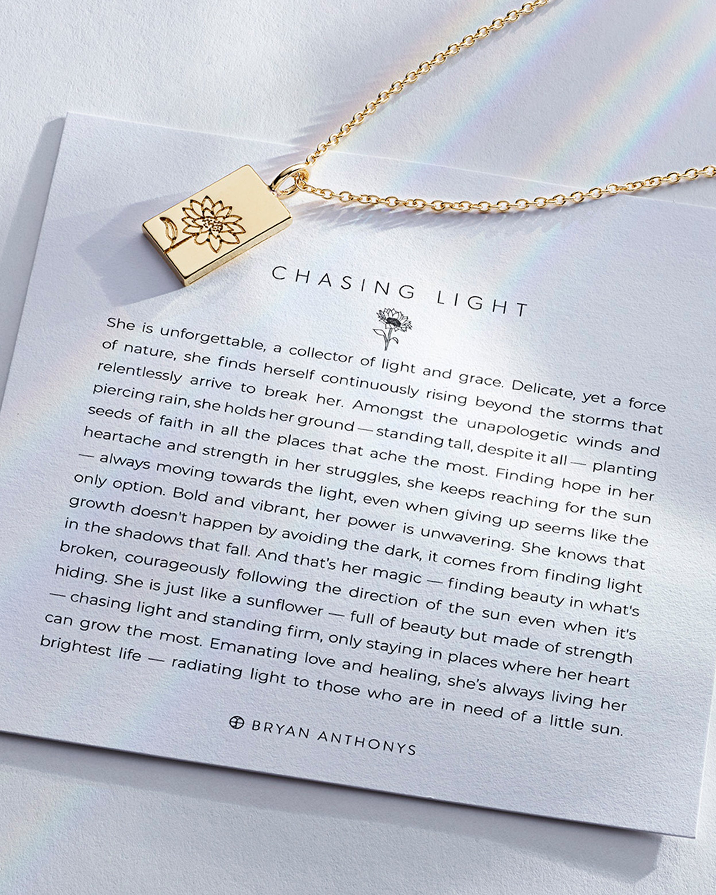 Bryan Anthonys | Grit Necklace, Gold | $ 44.00 | Gifts That Give Back |