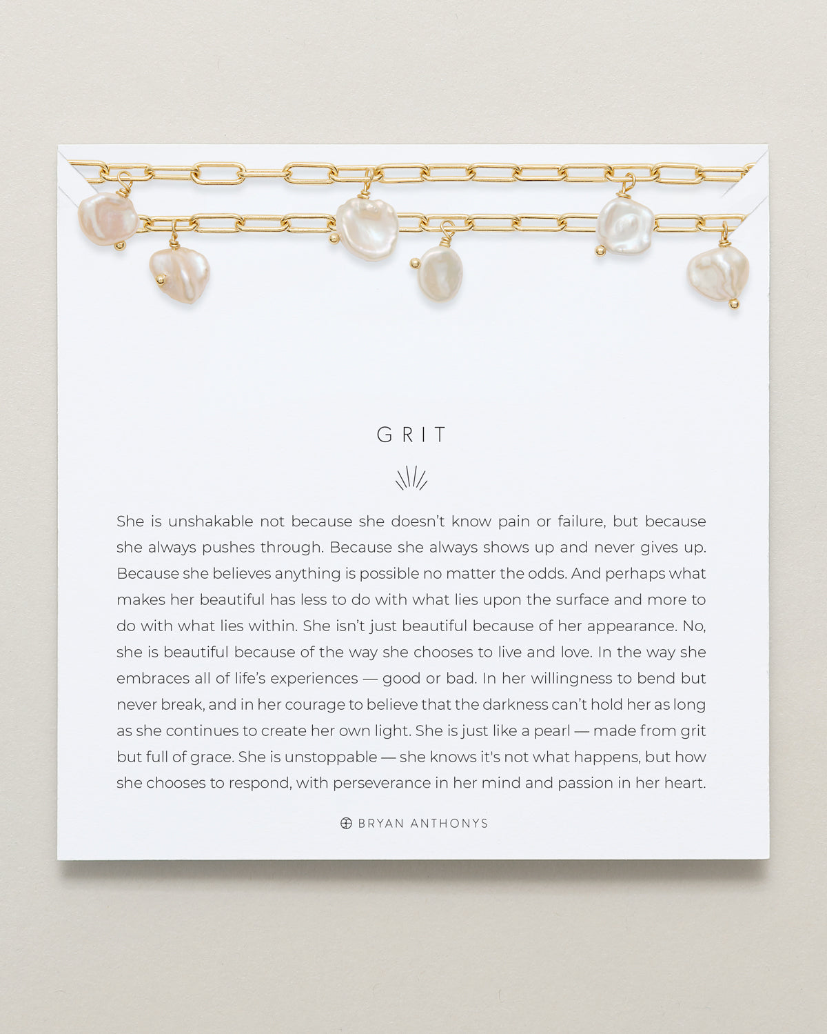  Bryan Anthonys Grit Paperclip Gold Chain Necklace Gold On Card