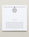 Bryan Anthonys Silver Capricorn Zodiac Necklace On Card