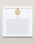 Bryan Anthonys Gold Libra Zodiac Necklace On Card