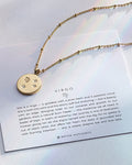 Bryan Anthonys Gold Virgo Zodiac Necklace On Card