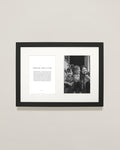 Bryan Anthonys Home Decor Personalized Prints Through Thick & Thin Double Frame 15x11 Black