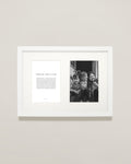 Bryan Anthonys Home Decor Personalized Prints Through Thick & Thin Double Frame 15x11 White