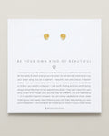 Bryan Anthonys Be Your Own Kind Of Beautiful Gold Stud Earrings On Card