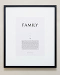 Bryan Anthonys Home Decor Purposeful Prints Family Iconic Framed Print Gray Art With Black Frame 20x24