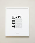 Bryan Anthonys Home Decor Purposeful Prints Chasing Light Editorial Framed Print White Frame 16x20