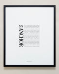Bryan Anthonys Home Decor Purposeful Prints My Anchor Editorial Framed Print Black 20x24