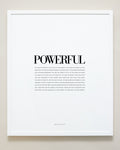 Bryan Anthonys Home Decor Purposeful Prints Powerful Editorial Framed Print White Frame 20x24