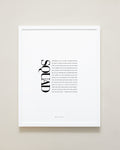Bryan Anthonys Home Decor Purposeful Prints Squad Framed Print 16x20 White Frame