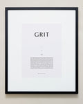 Bryan Anthonys Home Decor Grit Iconic Framed Print 20x24 Black with Gray