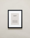 Bryan Anthonys Home Decor Purposeful Prints Grit Iconic Framed Print Tan Art With Black Frame 11x14