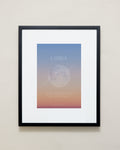 Bryan Anthonys Libra Zodiac Moon Graphic Framed Print Black Frame 16x20