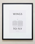 Bryan Anthonys Home Decor Wings To Fly Framed Print 20x24 Black Frame with Gray